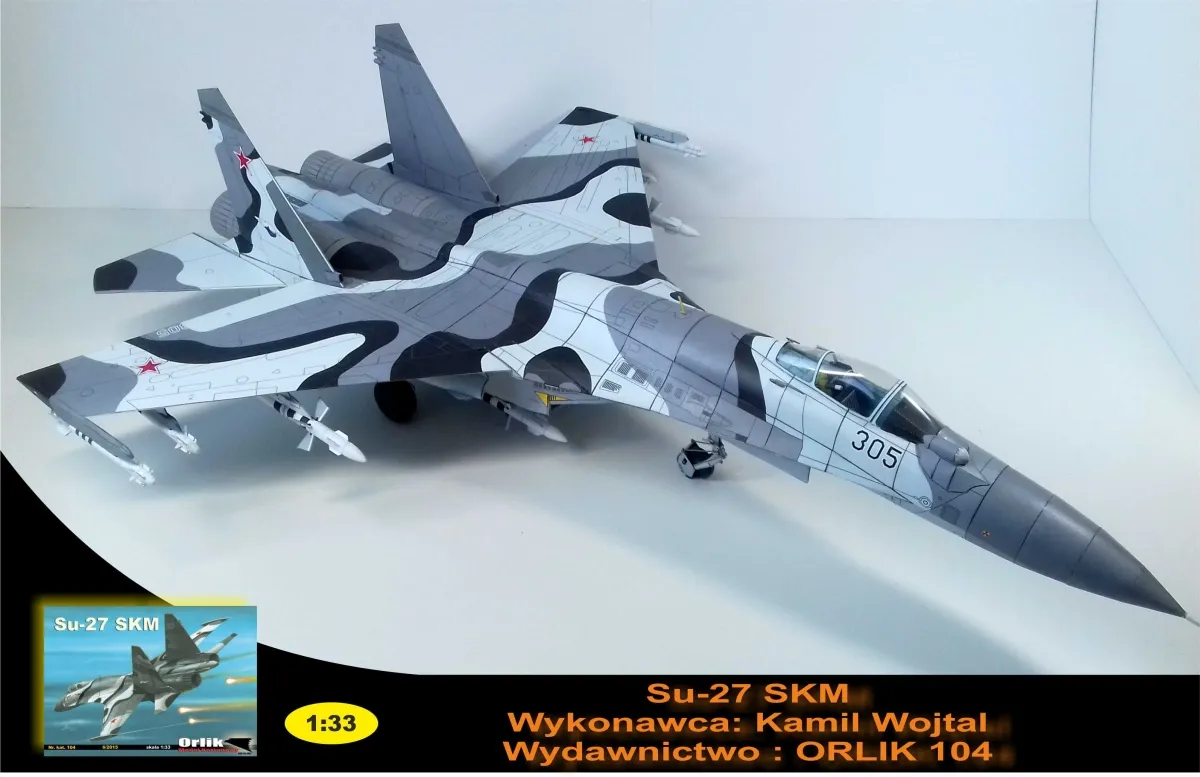 Lietadlo SU-27 SKM
